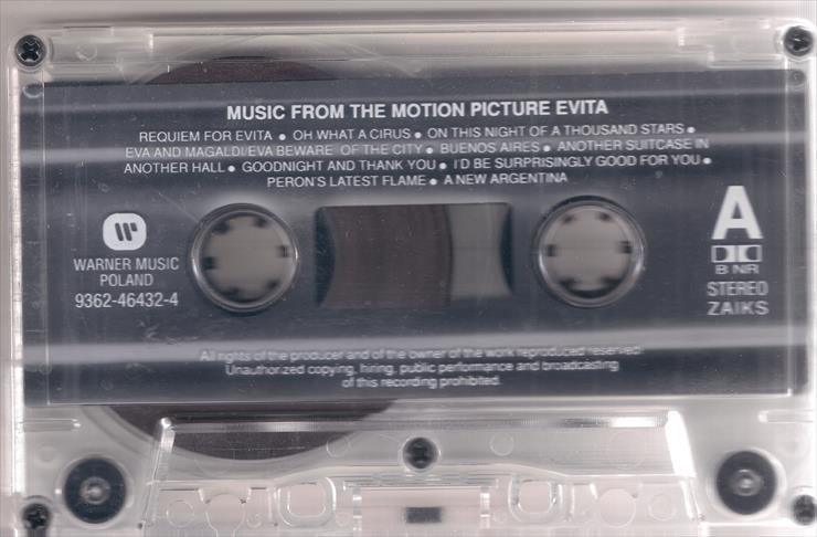 Evita MC, 1996 - kaseta strona A.jpg
