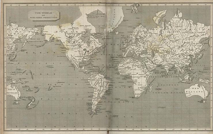 Stare mapy z różnych cześci świata - XIX i XX wiek - world cyclopedia 1820.jpg